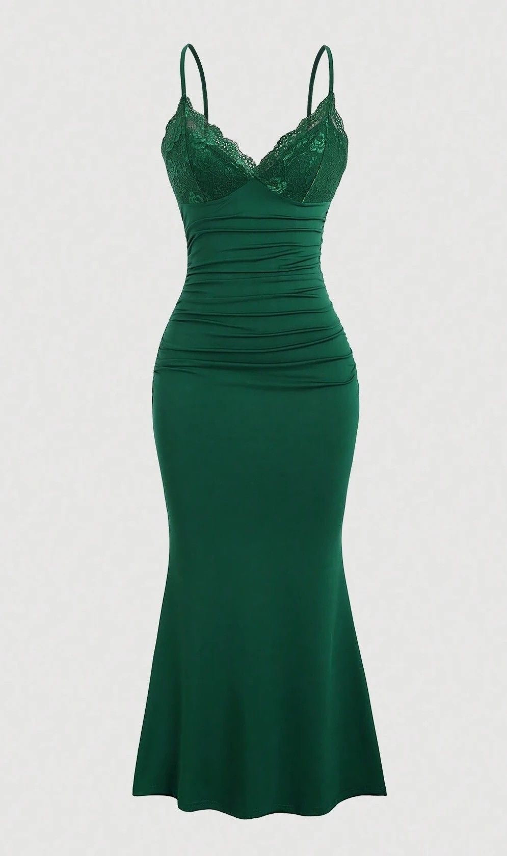 Robe Longue Sirène Émeraude