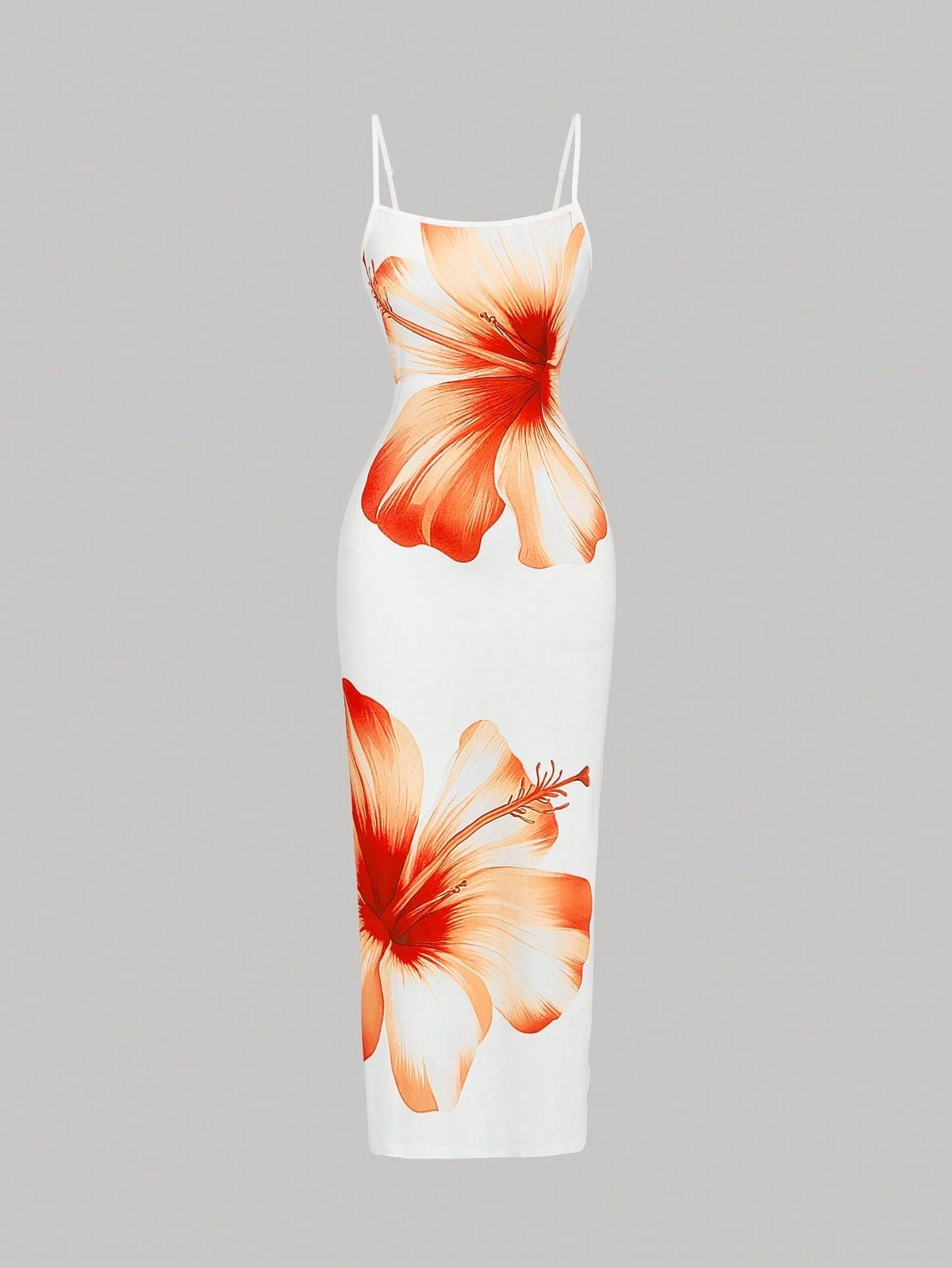 Robe longue moulante