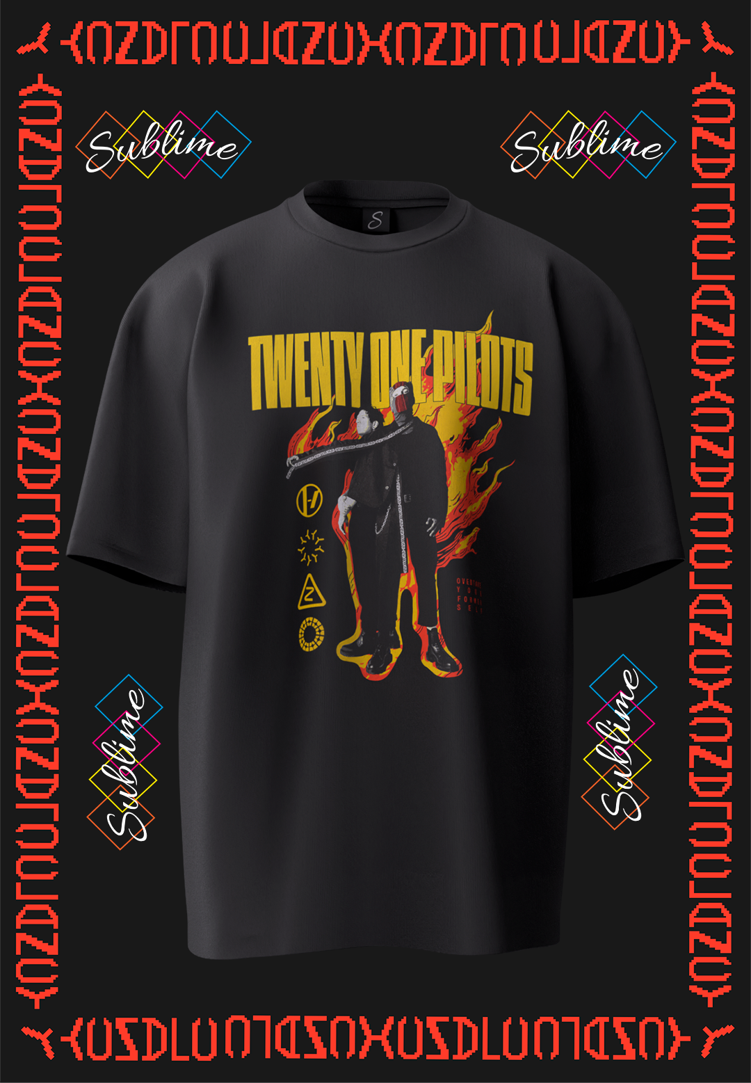 Camiseta Twenty One Pilots 2024 Oscura